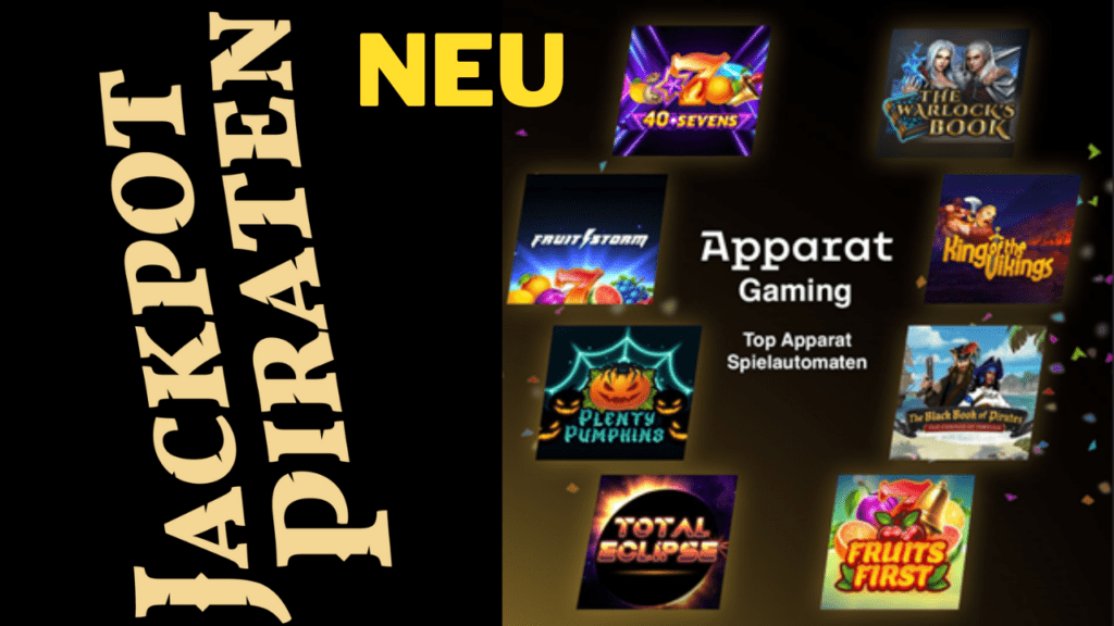 Neu Apparat Gaming bei JackpotPiraten