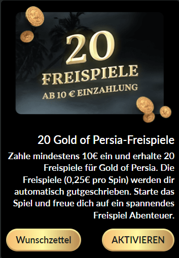 20 Freispiele