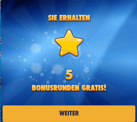 5 Gratis Freispiele