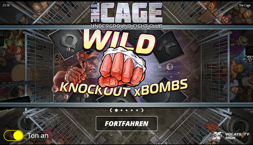 The Cage Startscreen