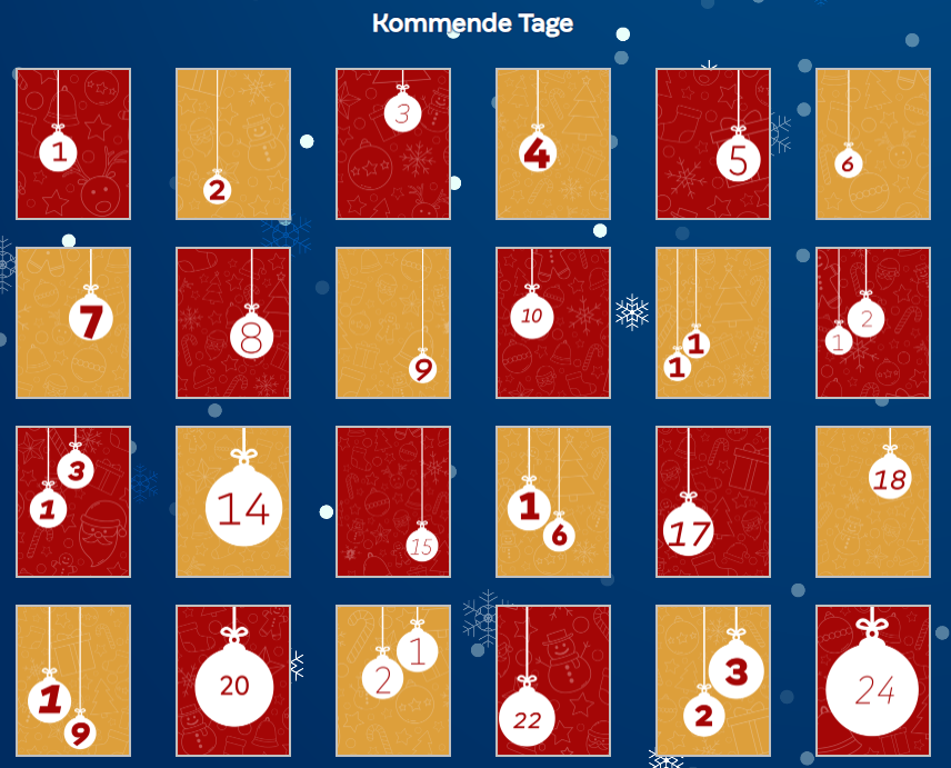 Merkur Slots Advendskalender