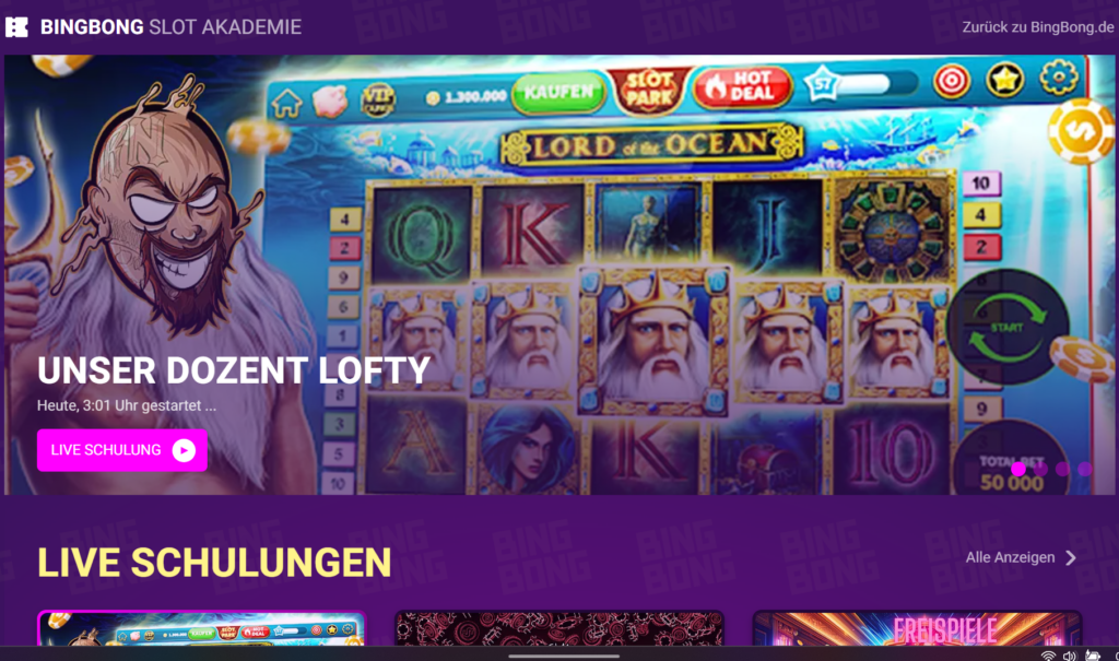 Slot Akademie BingBong